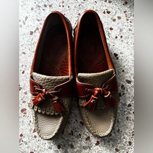 Dooney and Bourke Genuine leather shoes two tone brown color